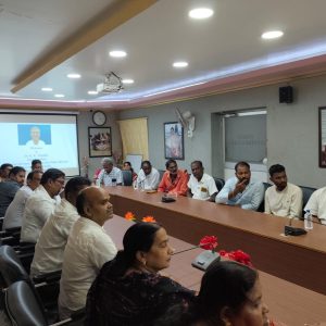 VISIT OF JOINT SECRETARY,PM ADVISORY Govt.of India